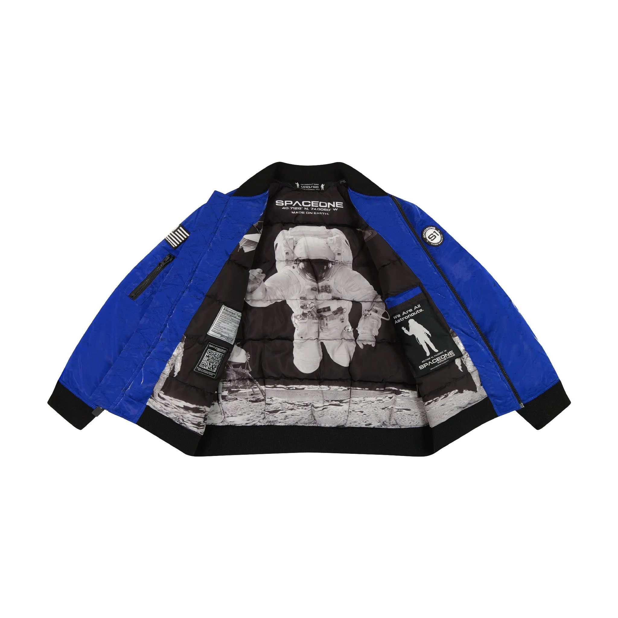 SPACEONE x Andy & Evan | NASA Apollo 11 Bomber | Astronaut Blue