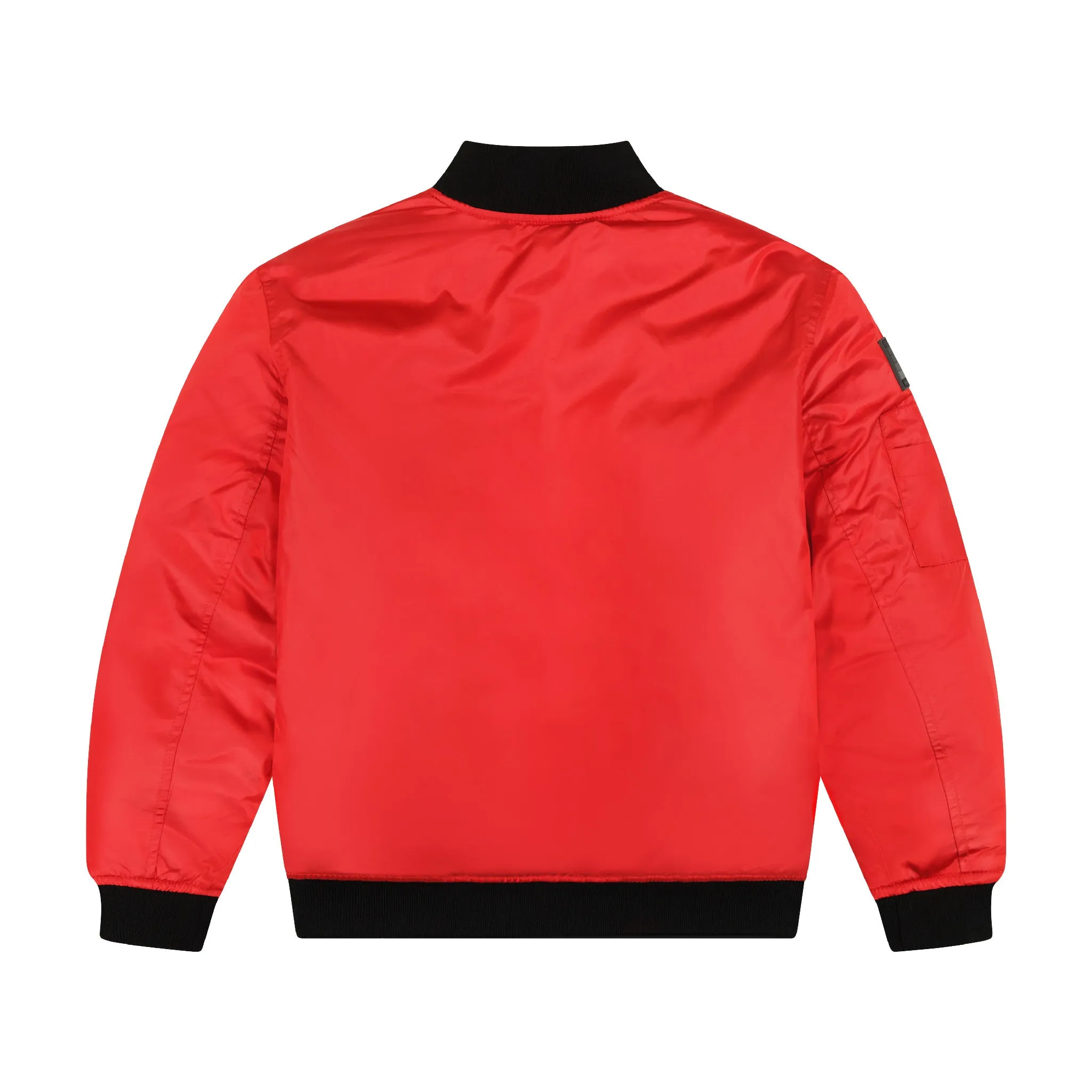 SPACEONE x Andy & Evan | Reversible Bomber Jacket | Mars Red