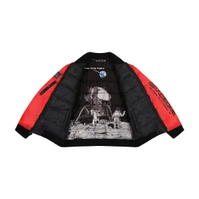 SPACEONE x Andy & Evan | Reversible Bomber Jacket | Mars Red