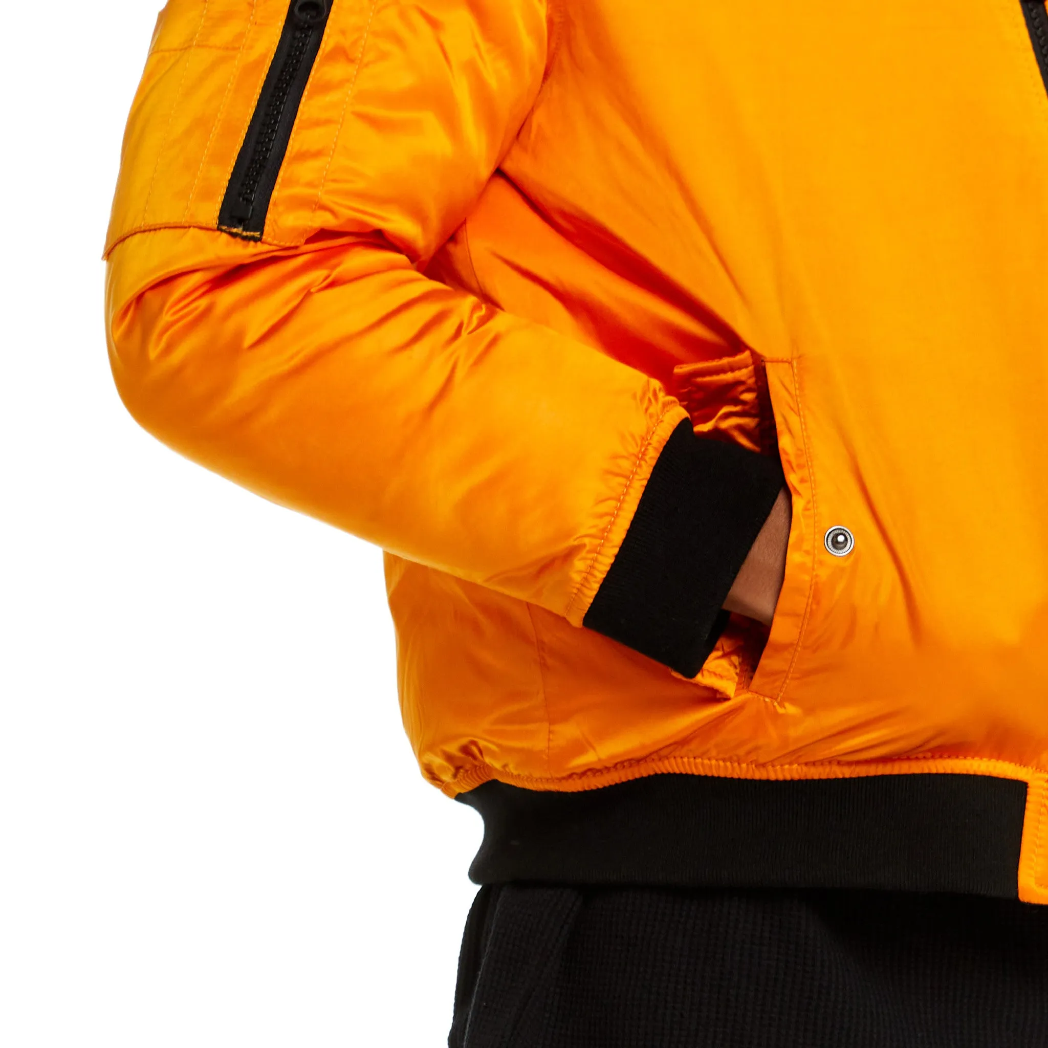 SPACEONE x Andy & Evan | Reversible Bomber Jacket | Orion Orange