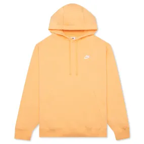 Sportswear Club Fleece Pullover Hoodie - Orange Chalk/Orange Chalk/White