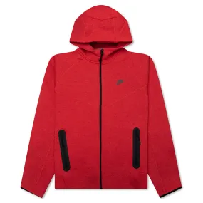 Sportswear Tech Fleece Windrunner Full Zip Hoodie - Light University Red Heather/Black