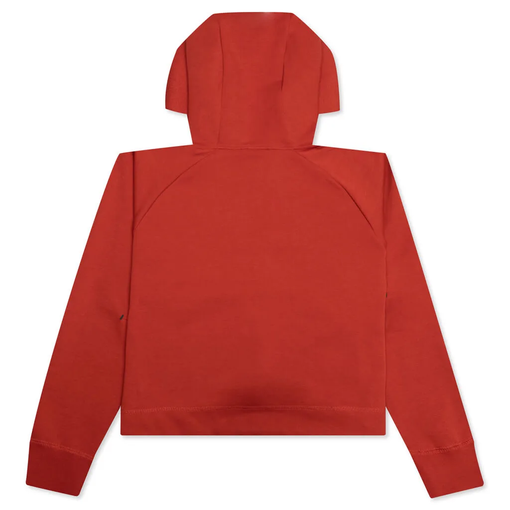 Sportswear Women's Tech Fleece Windrunner Full-Zip Hoodie - Cinnabar/Black