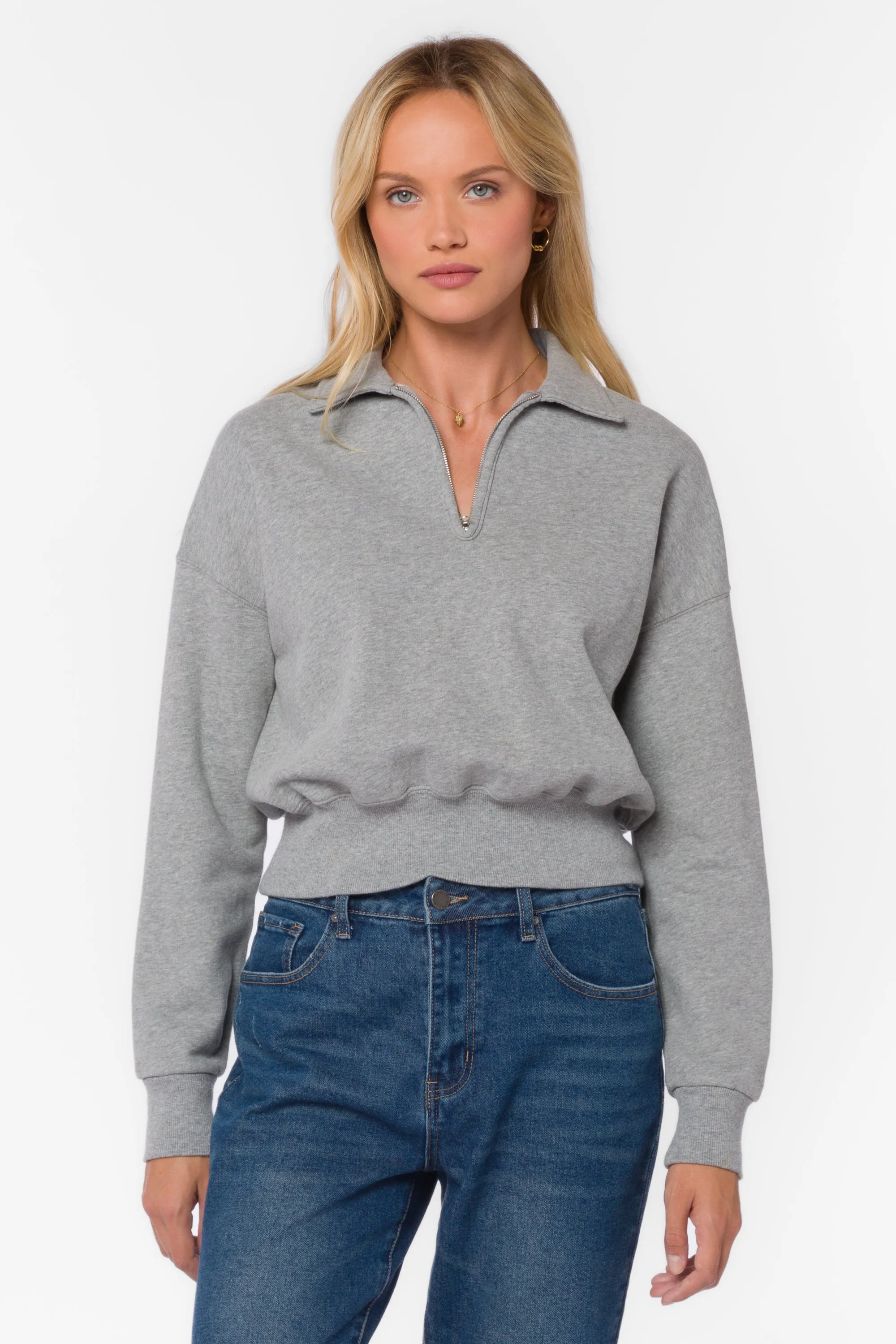 Stewart Heather Grey Sweatshirt