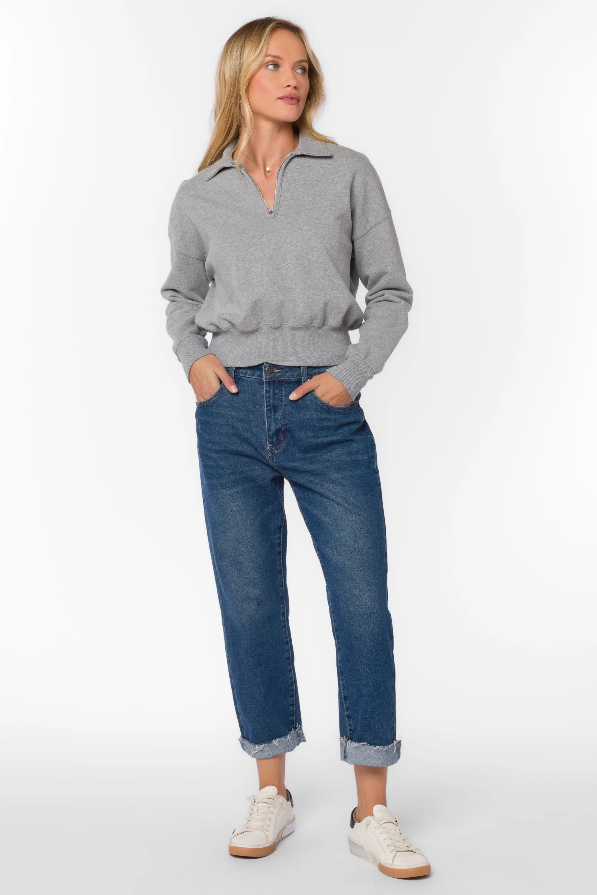 Stewart Heather Grey Sweatshirt