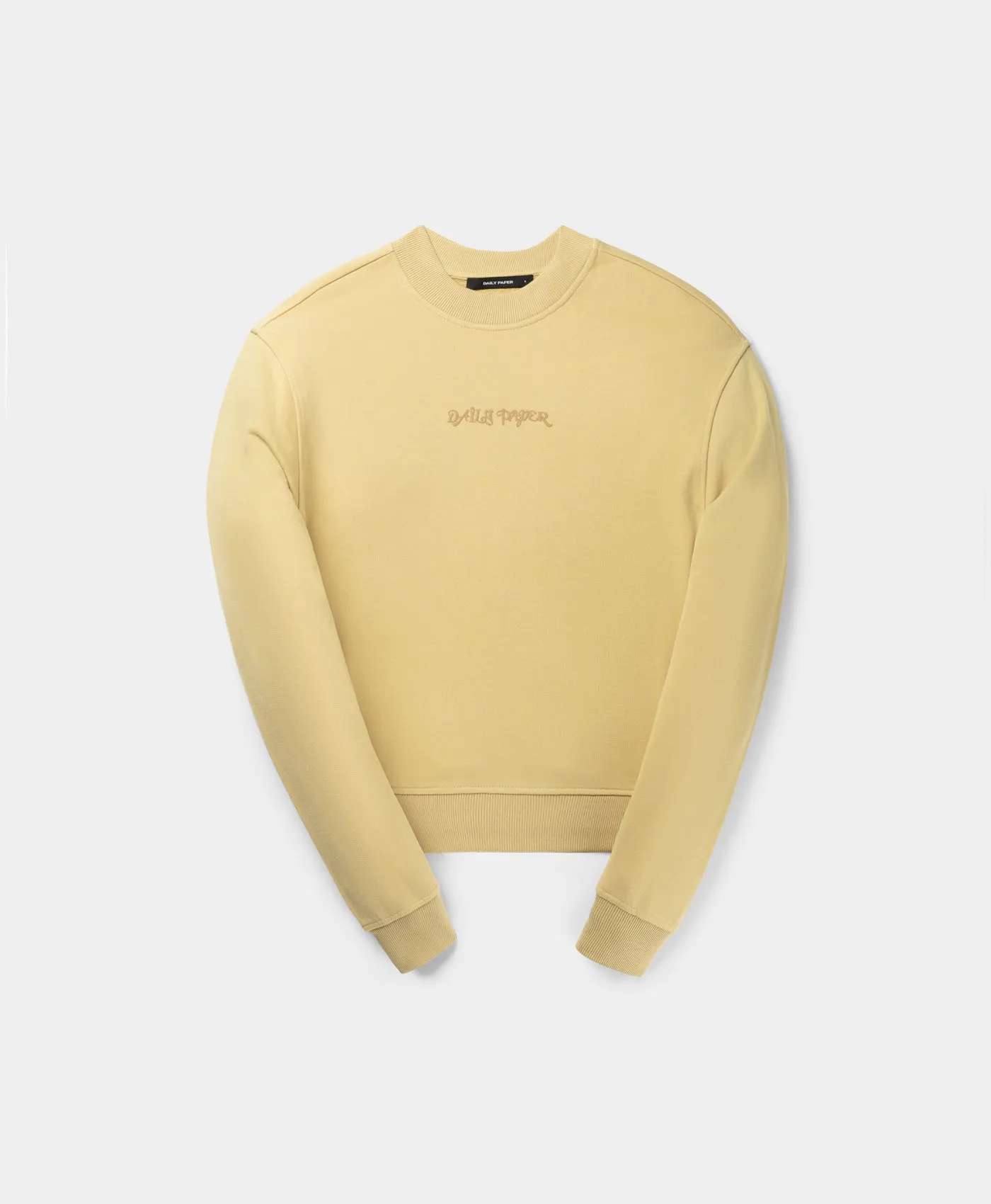 Taos Beige Diverse Logo Boxy Sweater