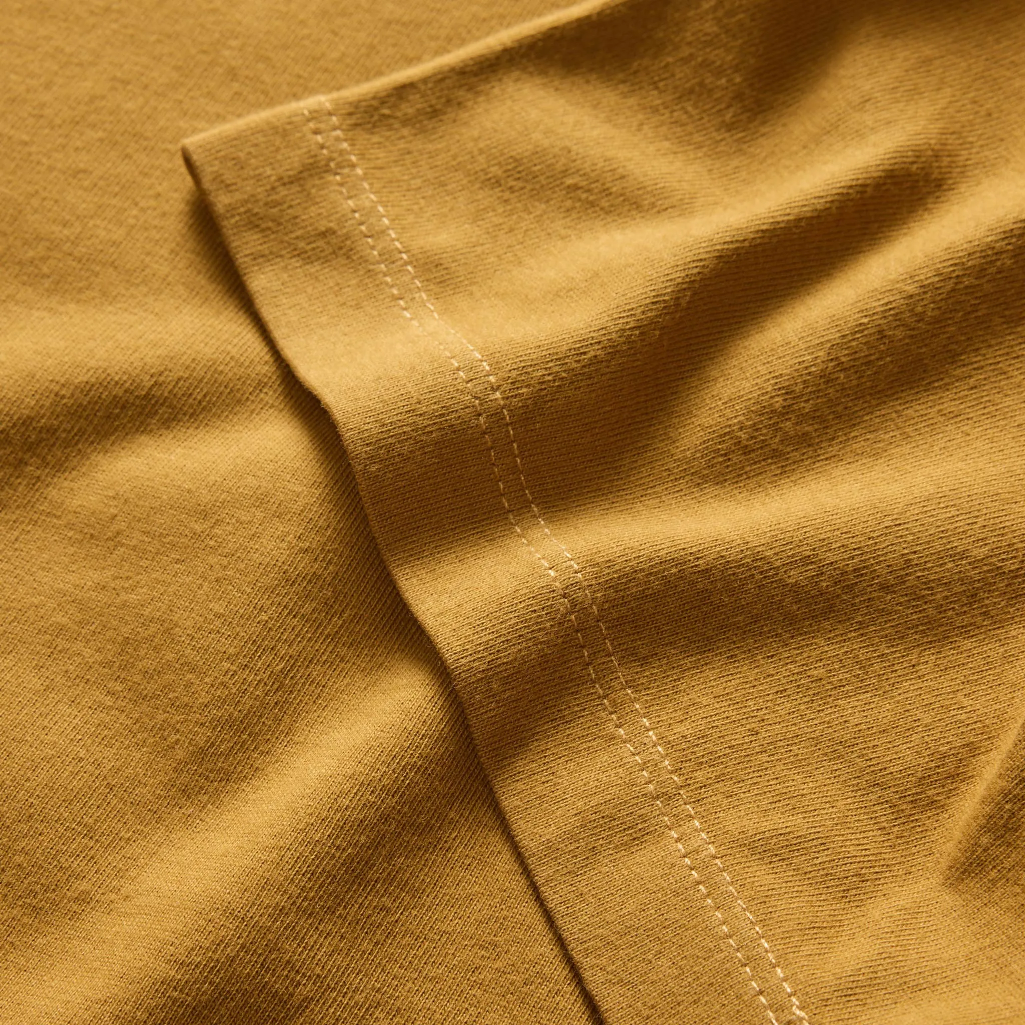 The Organic Cotton Tee in Old Gold