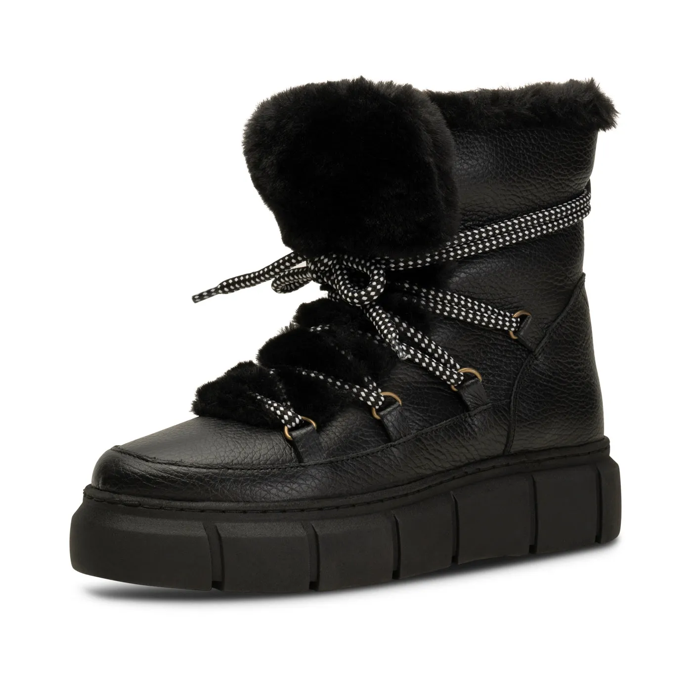 Tove Winterboot Leather - BLACK