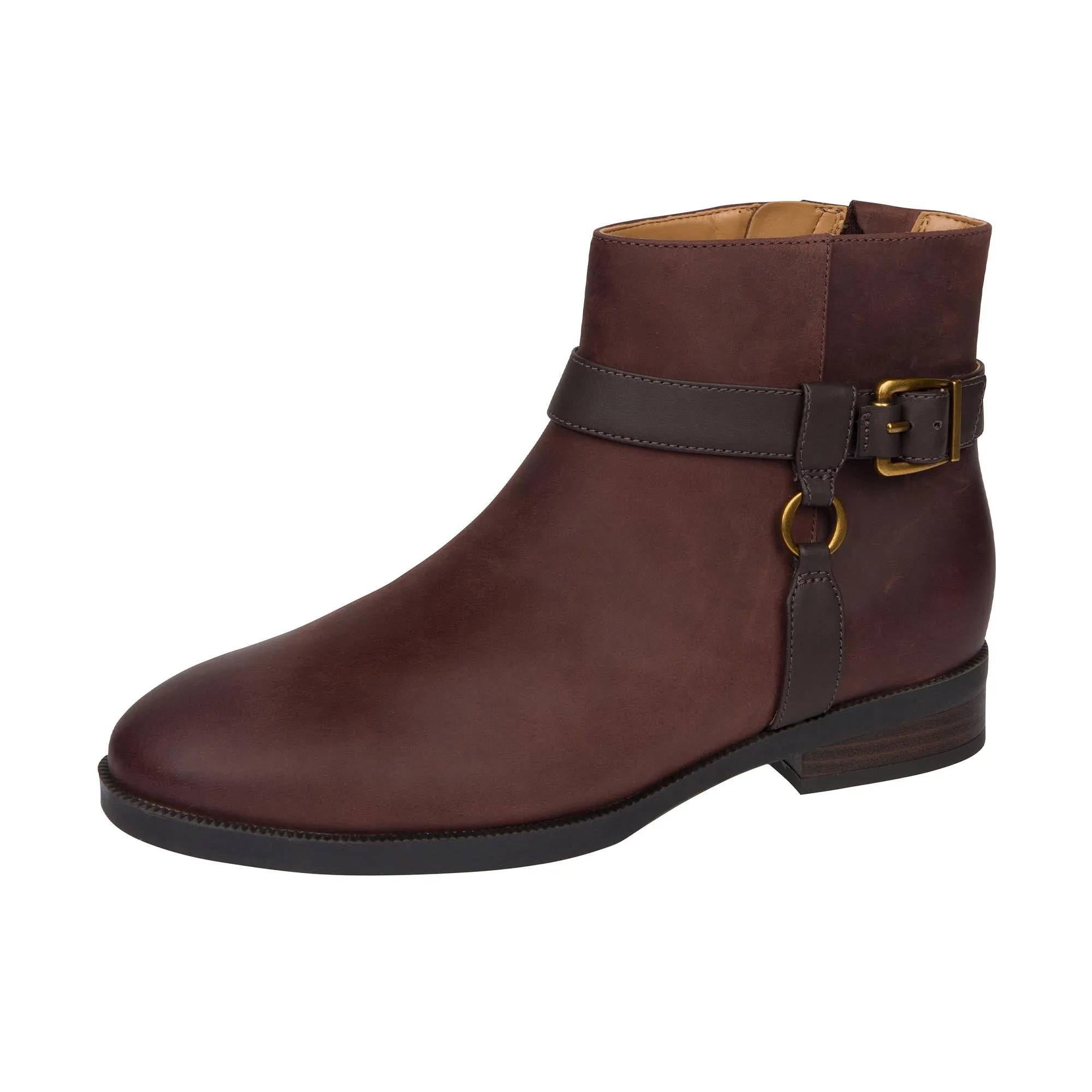 Vionic Womens Rhiannon Ankle Boot Chocolate Nubuck