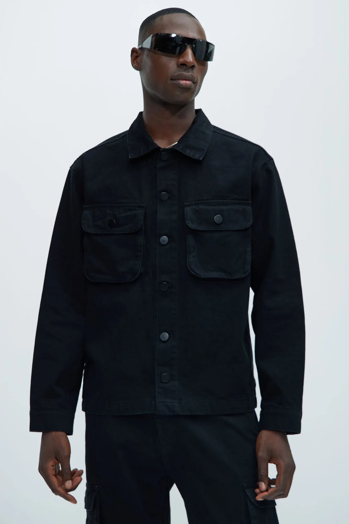 Wells Denim Jacket - Black