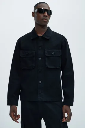 Wells Denim Jacket - Black