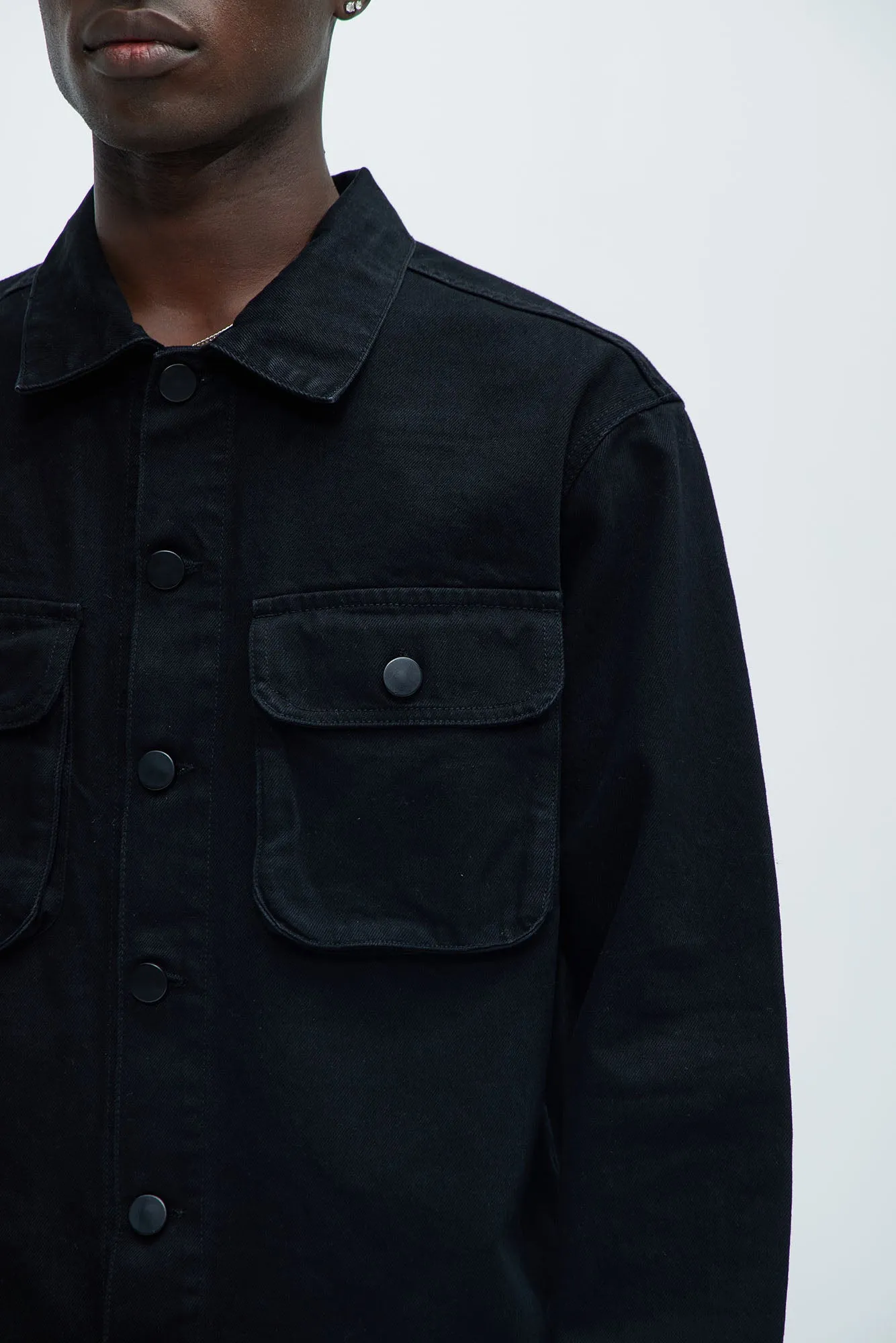 Wells Denim Jacket - Black