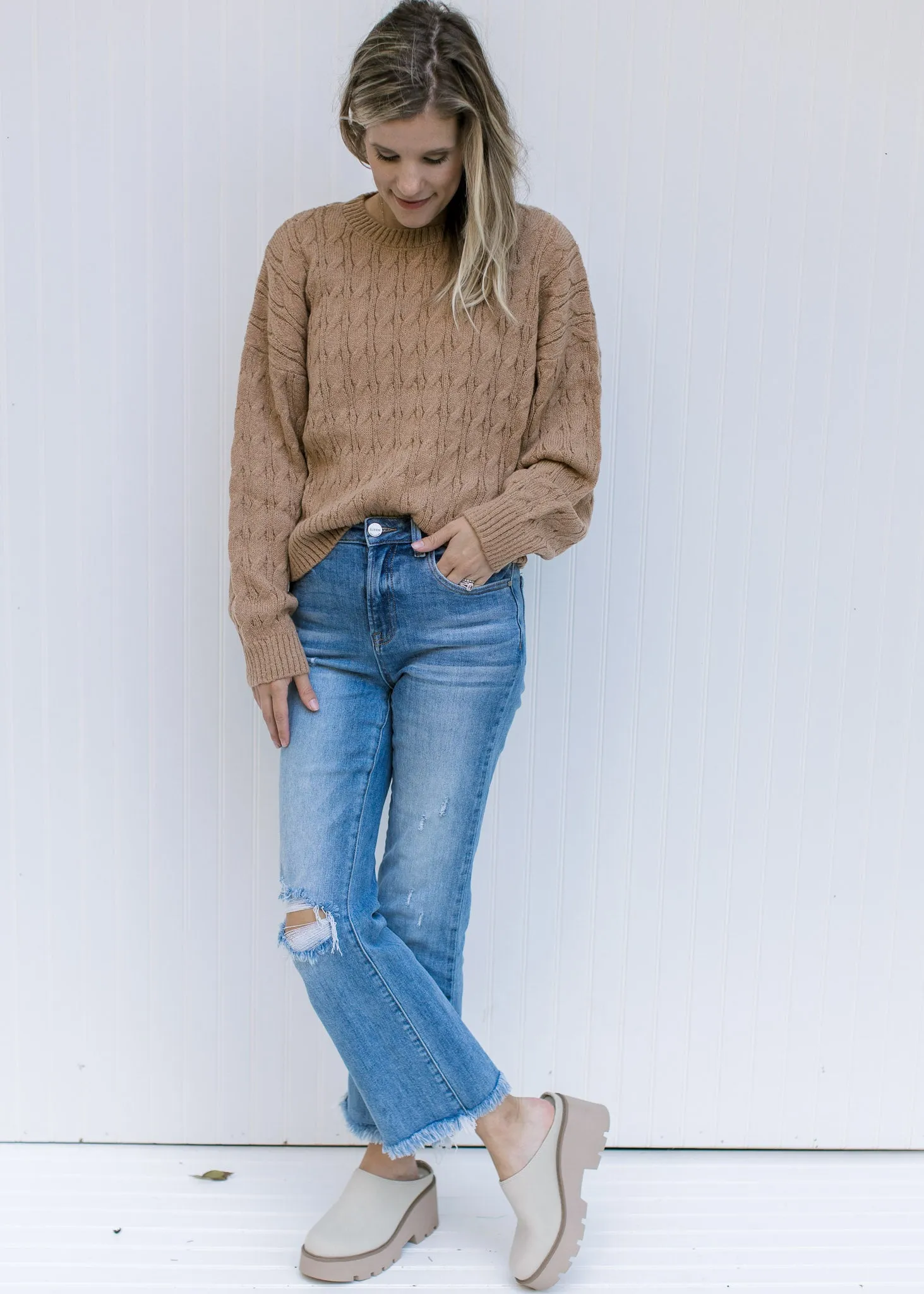 X Desert Khaki Sweater