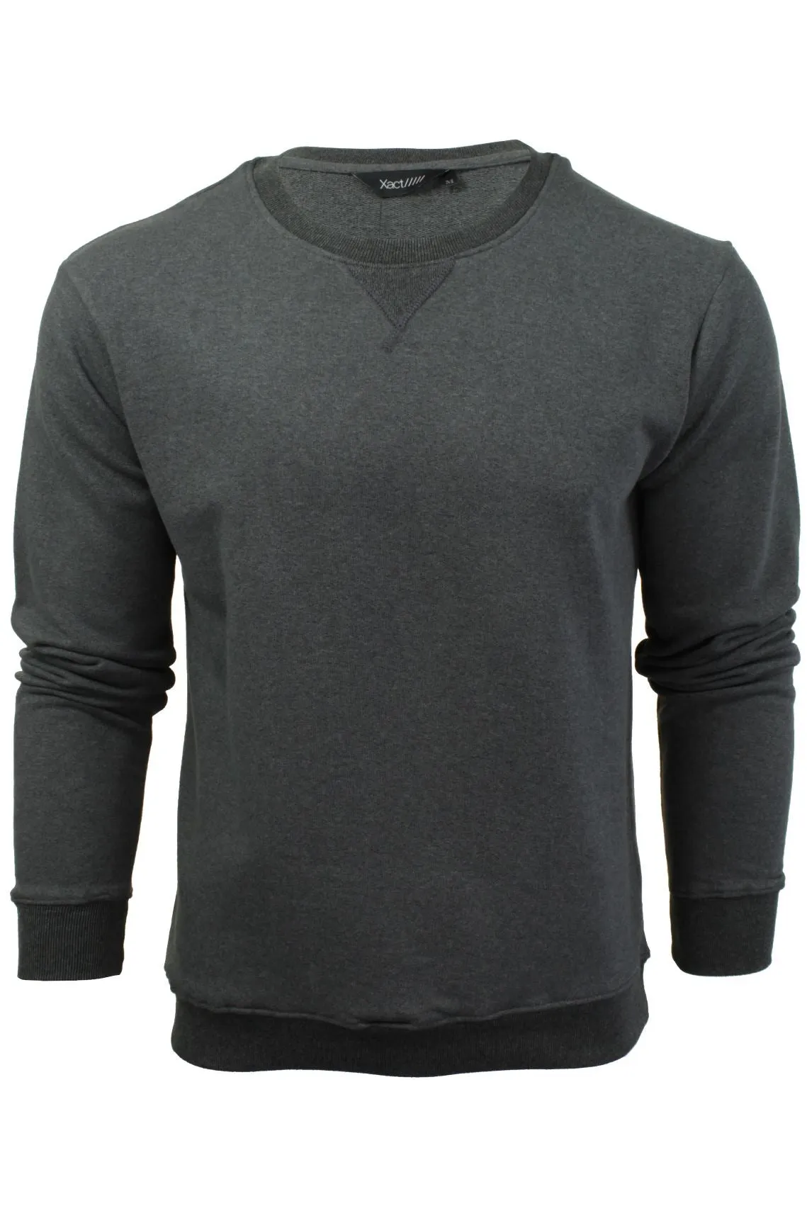 Xact Mens Crew Neck Sweatshirt Jumper - Long Sleeved